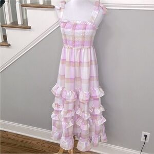 Moon River Spring Style Midi Dress